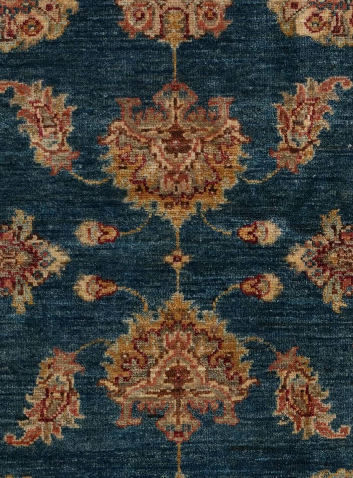 Detail image of 3' 1 x 4' 10 Hand Knotted Ziegler Rug