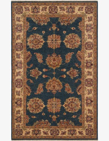 3' 1 x 4' 10 Hand Knotted Ziegler Rug
