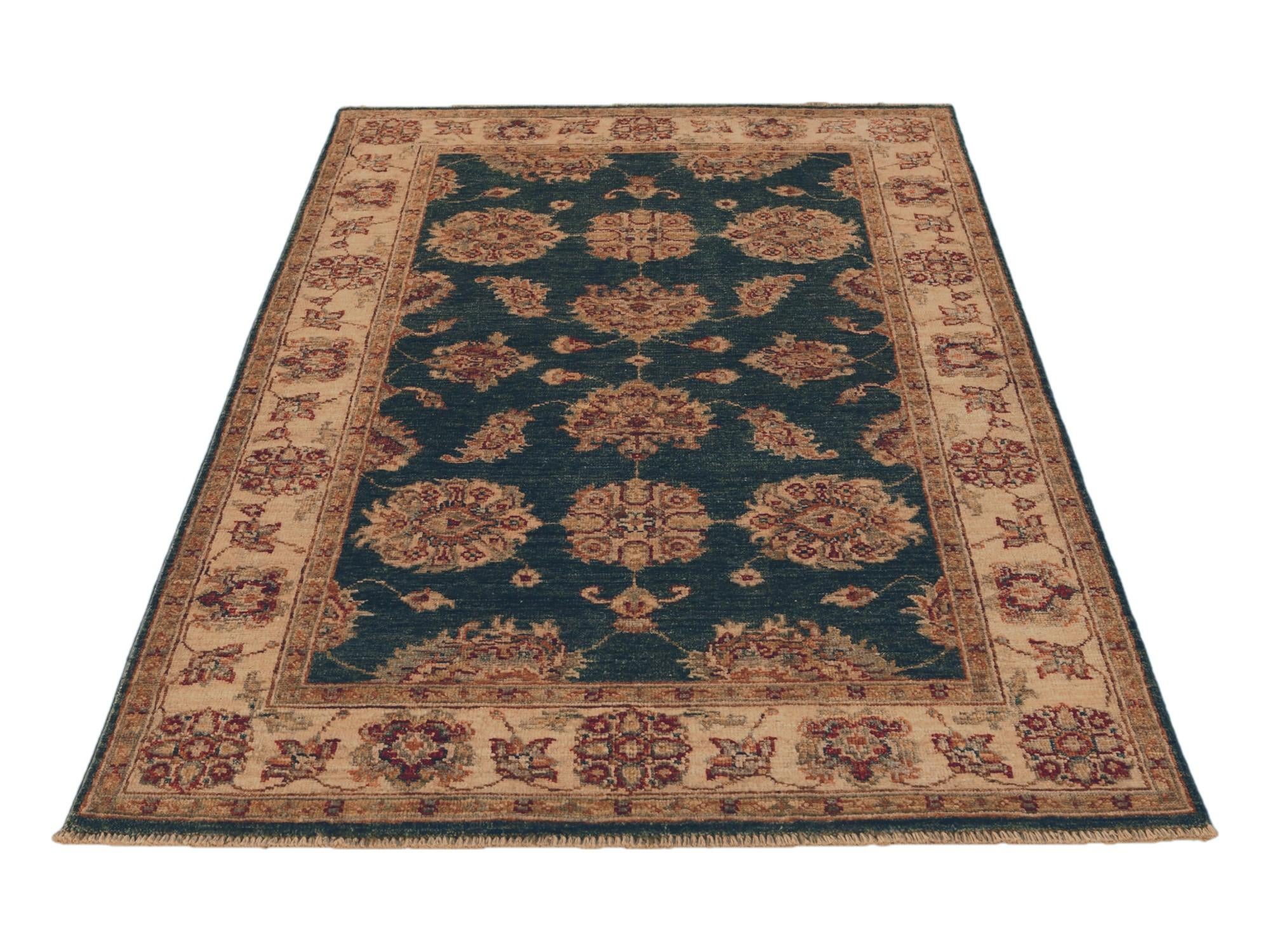3' x 4' 11 Hand Knotted Ziegler Rug