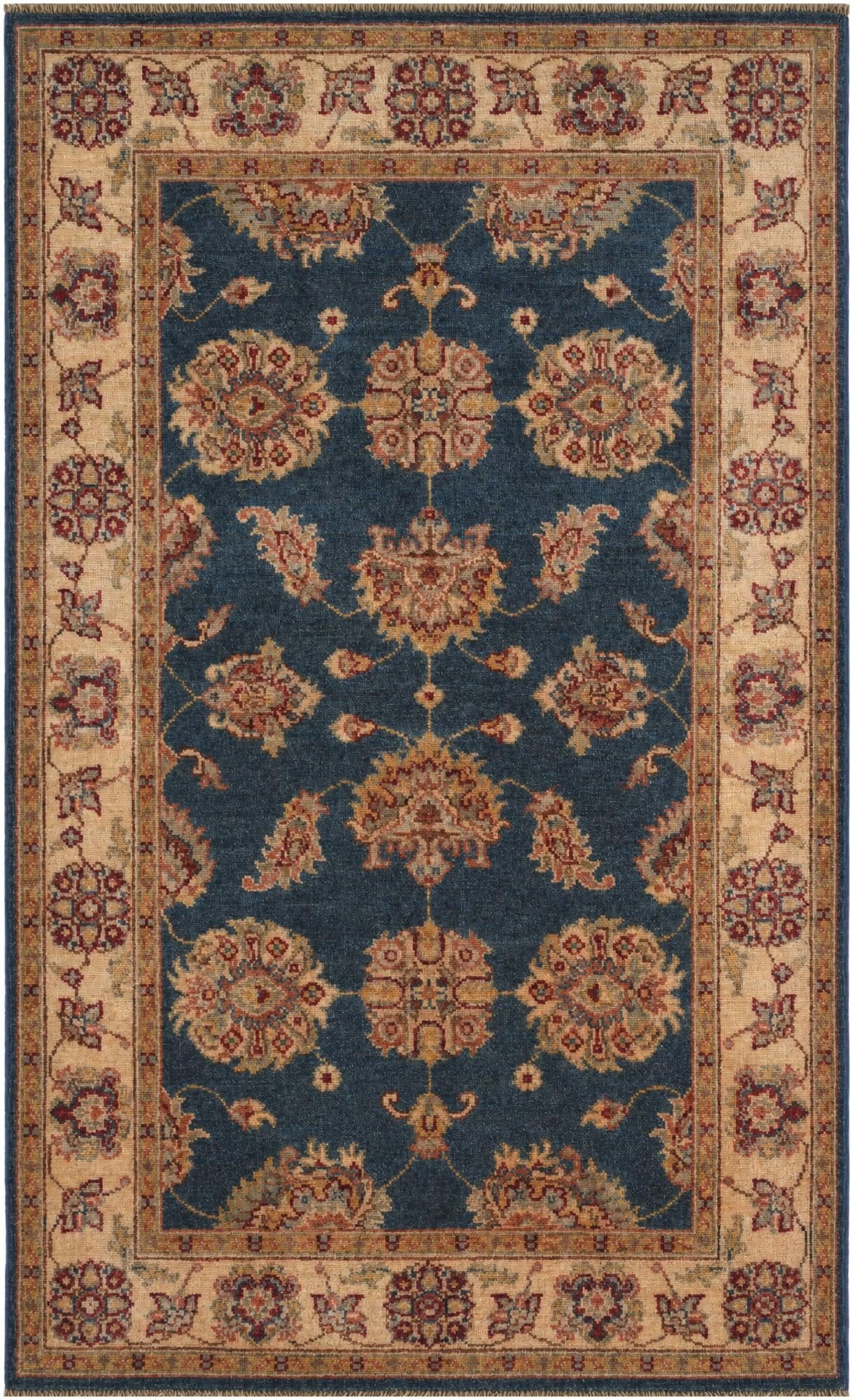 3' x 4' 11 Hand Knotted Ziegler Rug