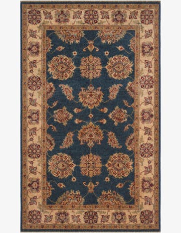 3' x 4' 11 Hand Knotted Ziegler Rug