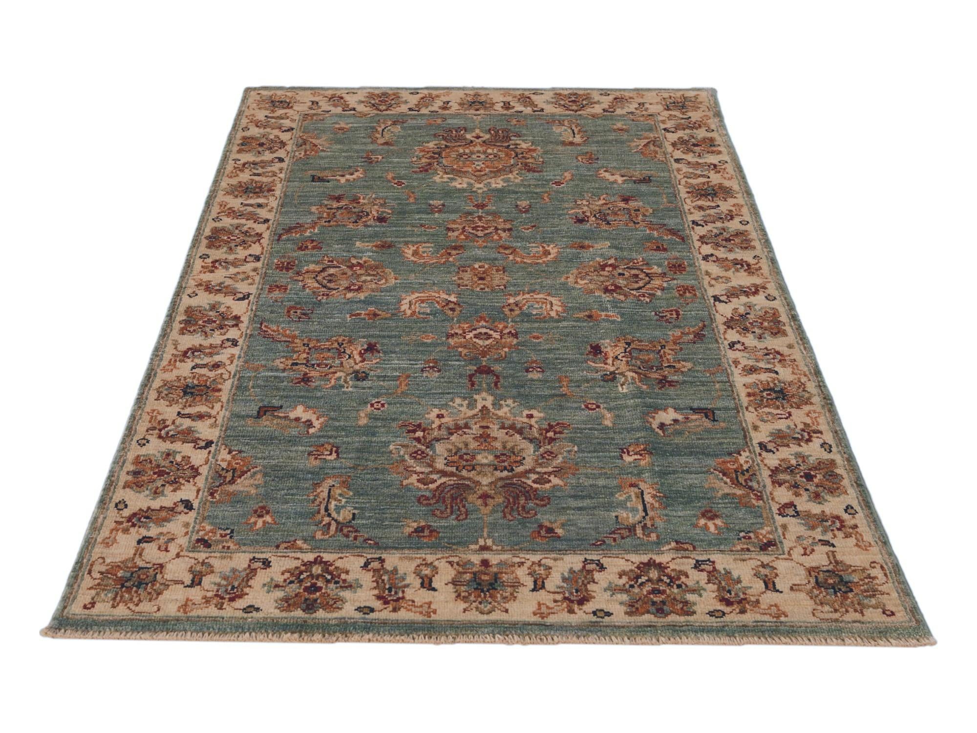 90cm x 155cm Hand Knotted Ziegler Rug