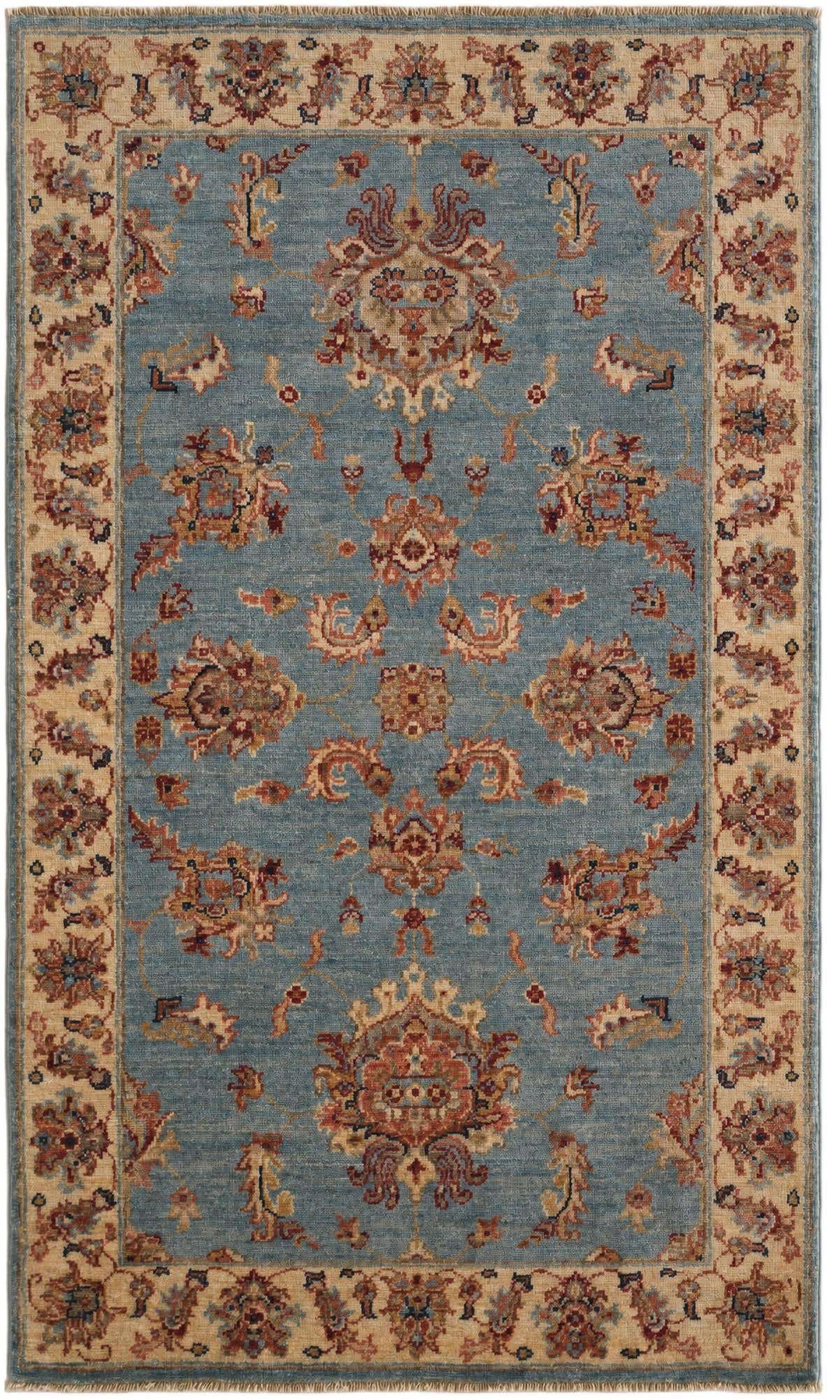 2' 11 x 5' 1 Hand Knotted Ziegler Rug