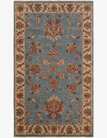 2' 11 x 5' 1 Hand Knotted Ziegler Rug