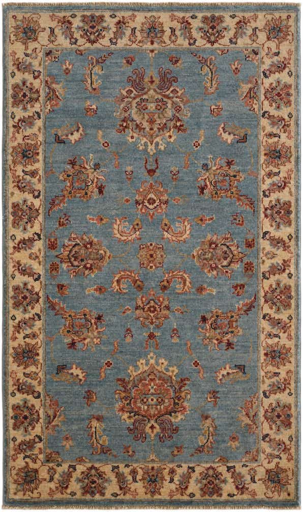 2' 11 x 5' 1 Hand Knotted Ziegler Rug