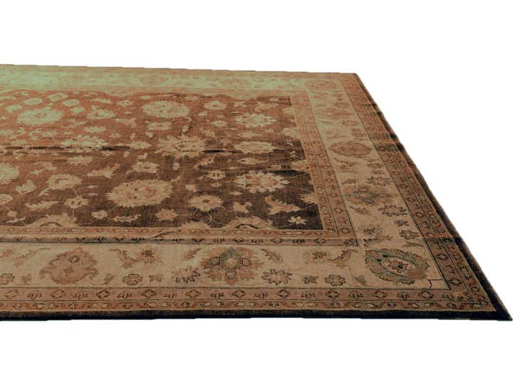 9' 1 x 12' 4 Hand Knotted Ziegler Rug