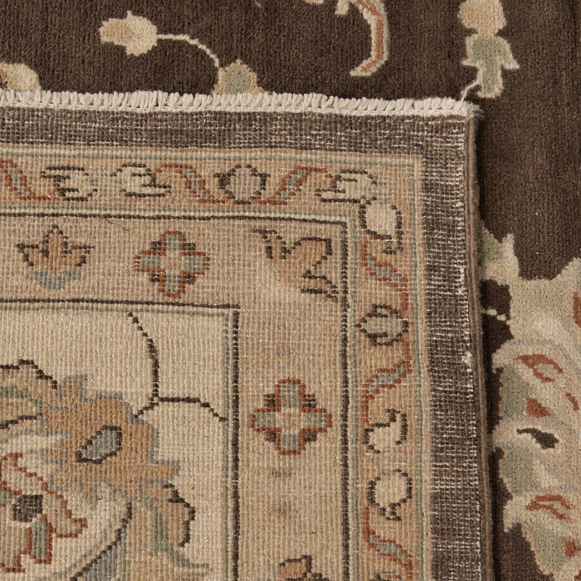 9' 1 x 12' 4 Hand Knotted Ziegler Rug