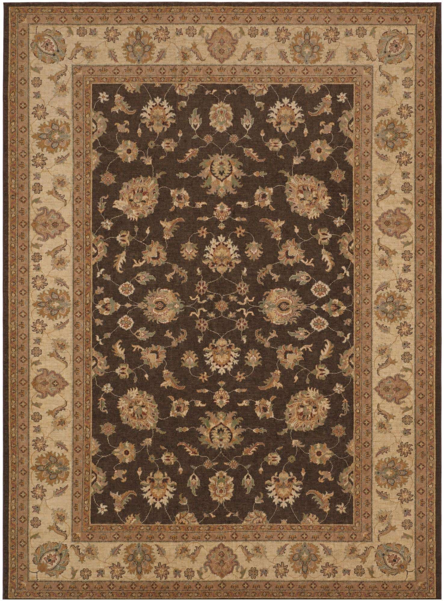 9' 1 x 12' 4 Hand Knotted Ziegler Rug