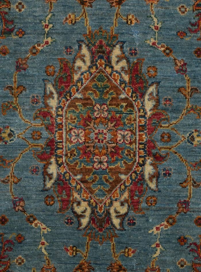 Detail image of 2' 8 x 4' 5 Hand Knotted Ziegler Rug