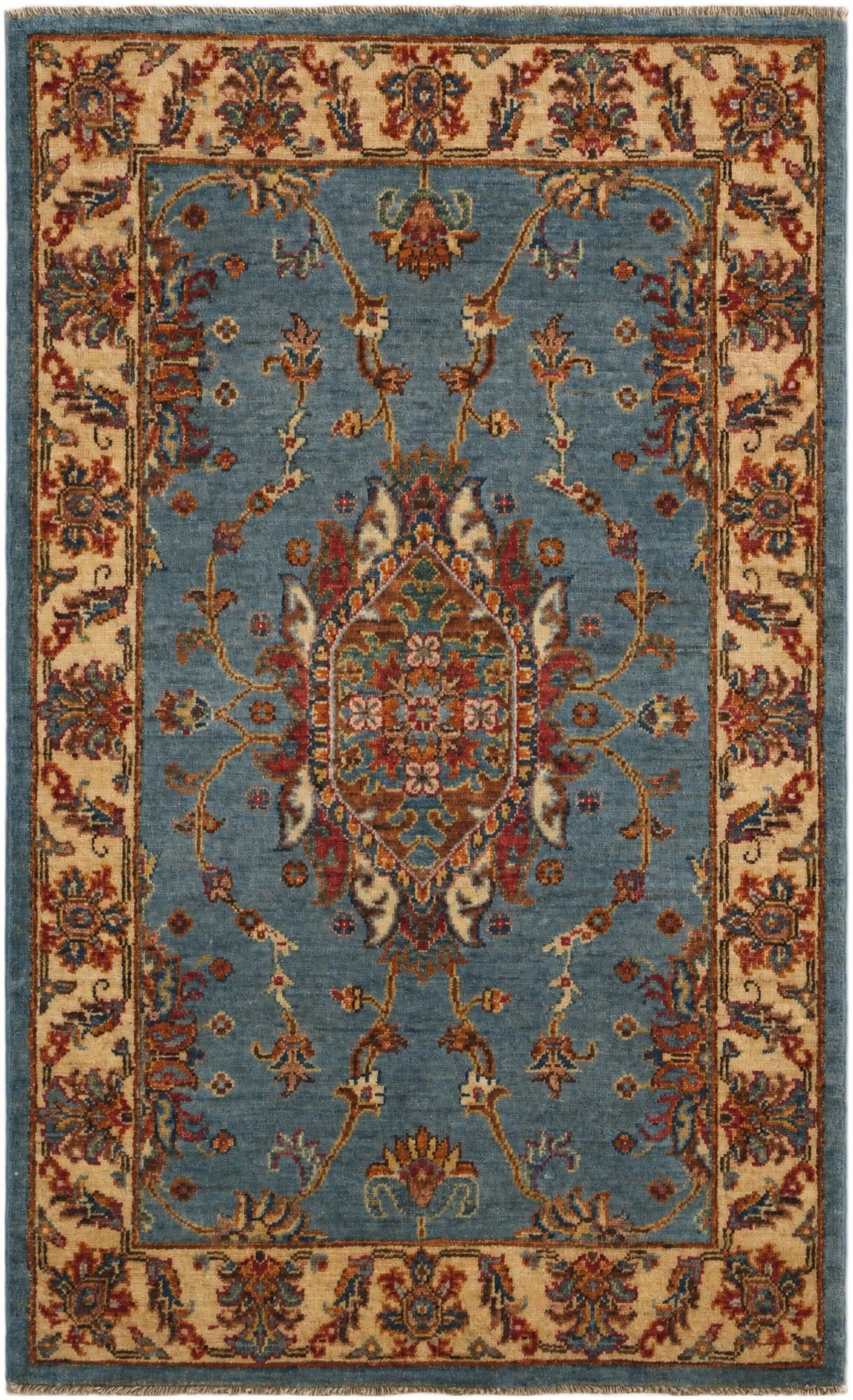 2' 8 x 4' 5 Hand Knotted Ziegler Rug