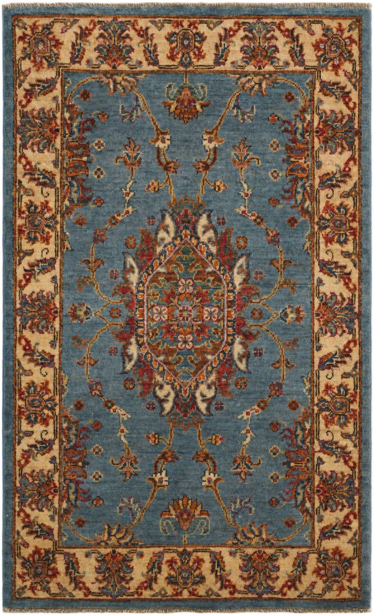 2' 8 x 4' 5 Hand Knotted Ziegler Rug