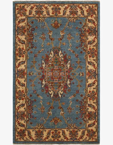 2' 8 x 4' 5 Hand Knotted Ziegler Rug