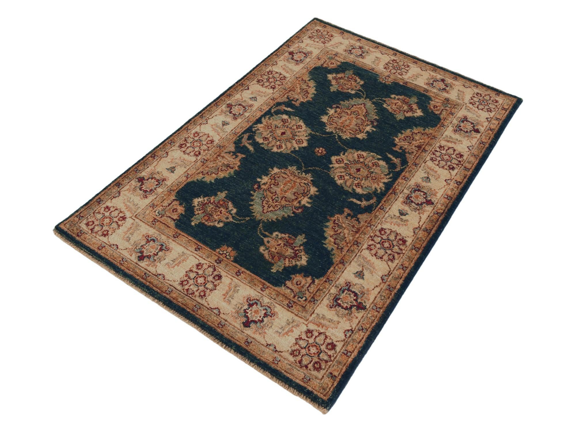 85cm x 125cm Hand Knotted Ziegler Rug