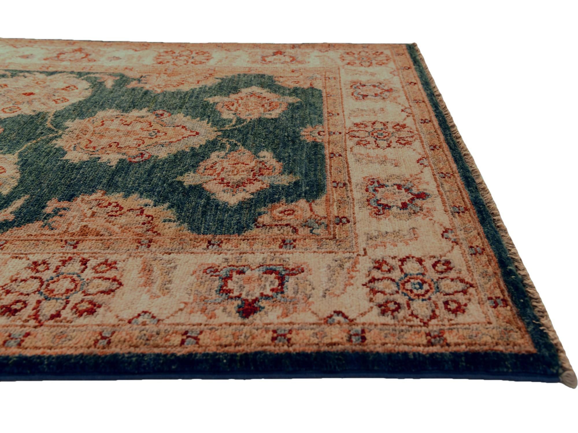 85cm x 125cm Hand Knotted Ziegler Rug