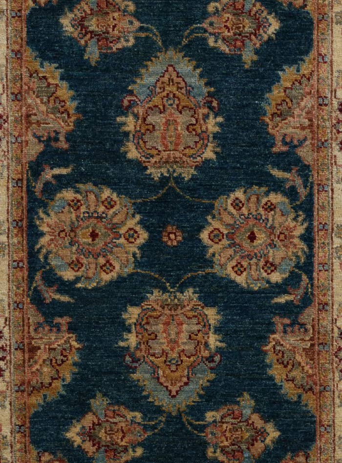Detail image of 2' 9 x 4' 2 Hand Knotted Ziegler Rug