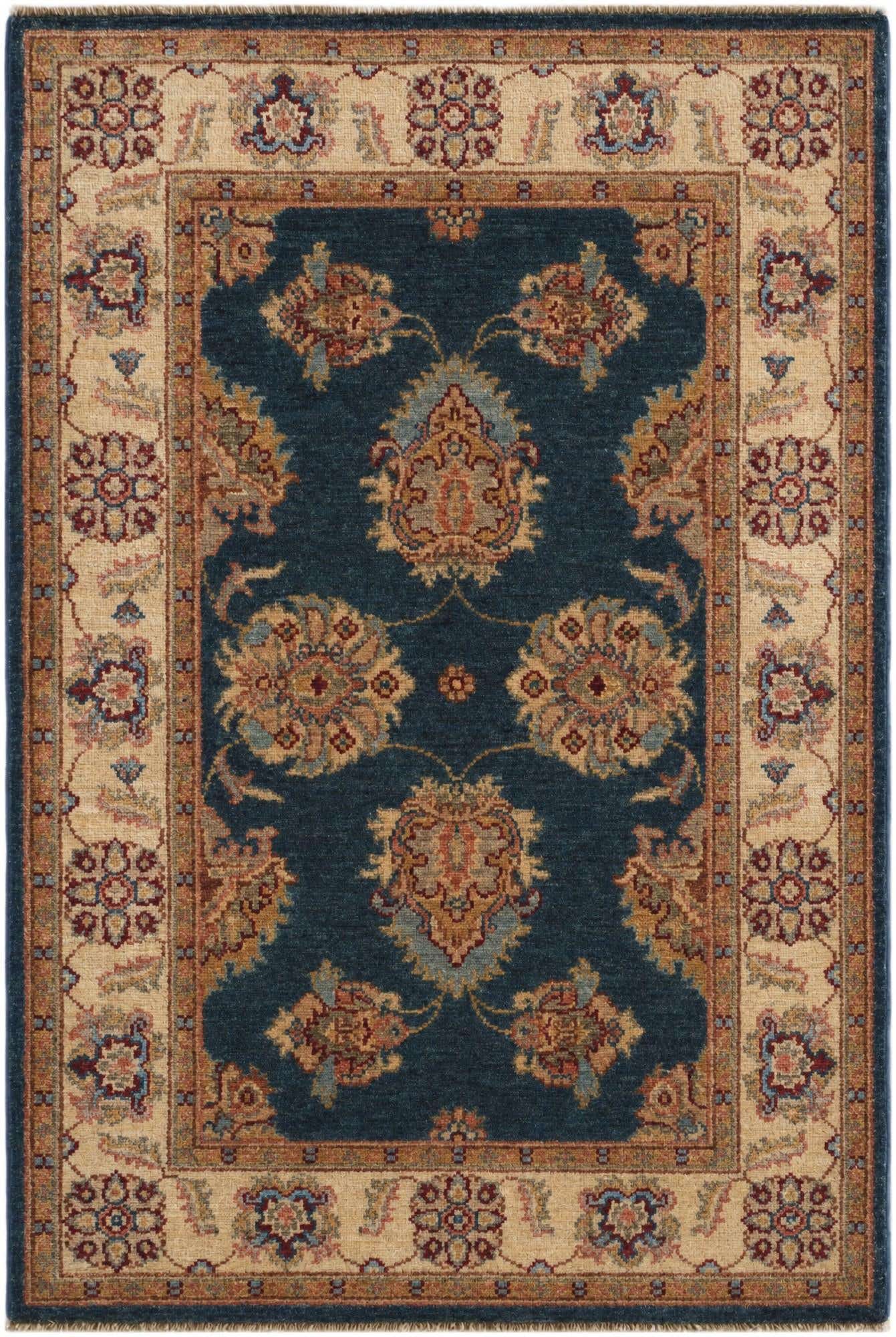 2' 9 x 4' 2 Hand Knotted Ziegler Rug