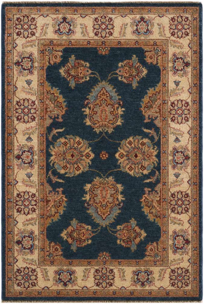 2' 9 x 4' 2 Hand Knotted Ziegler Rug