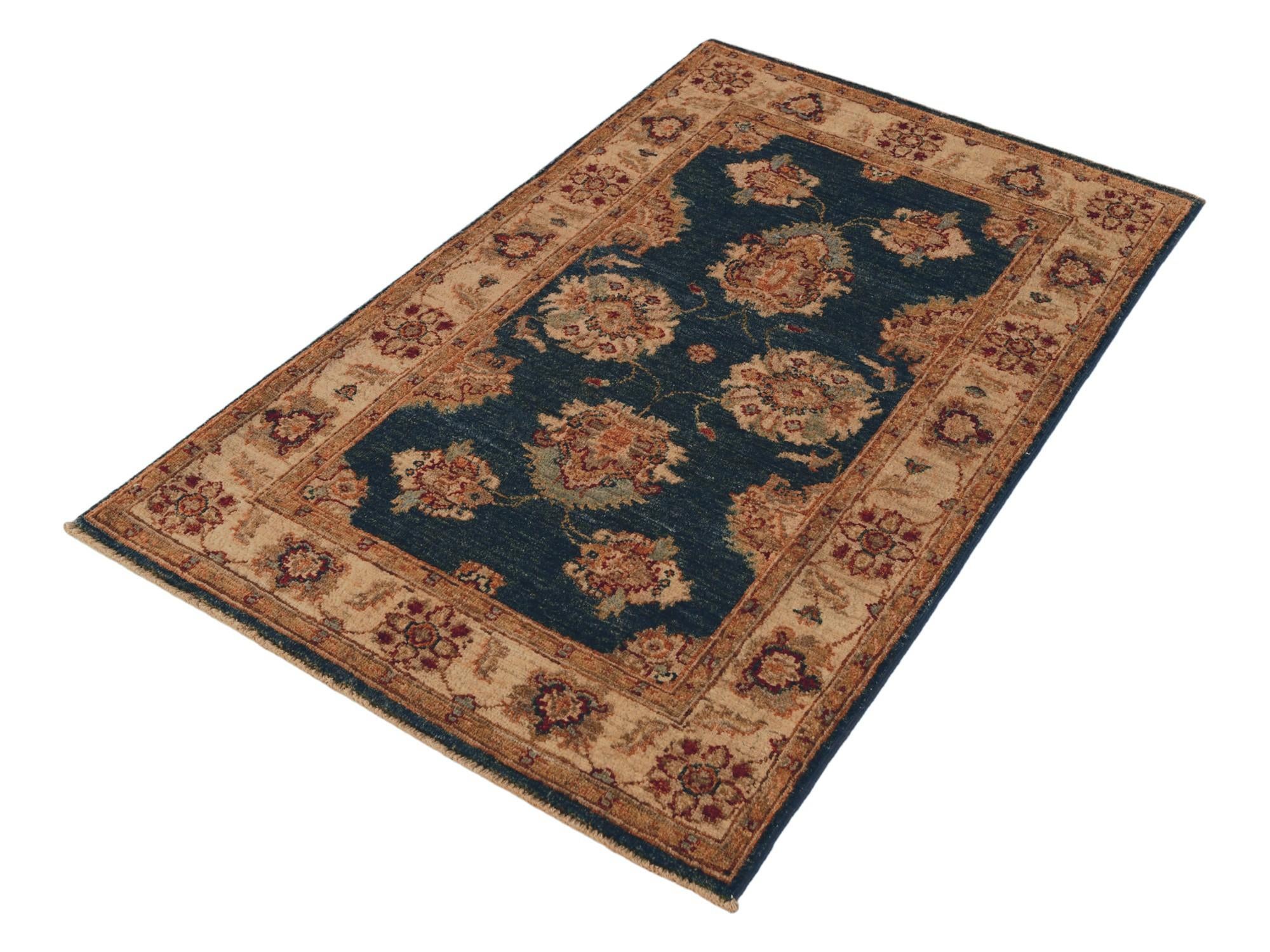 85cm x 130cm Hand Knotted Ziegler Rug