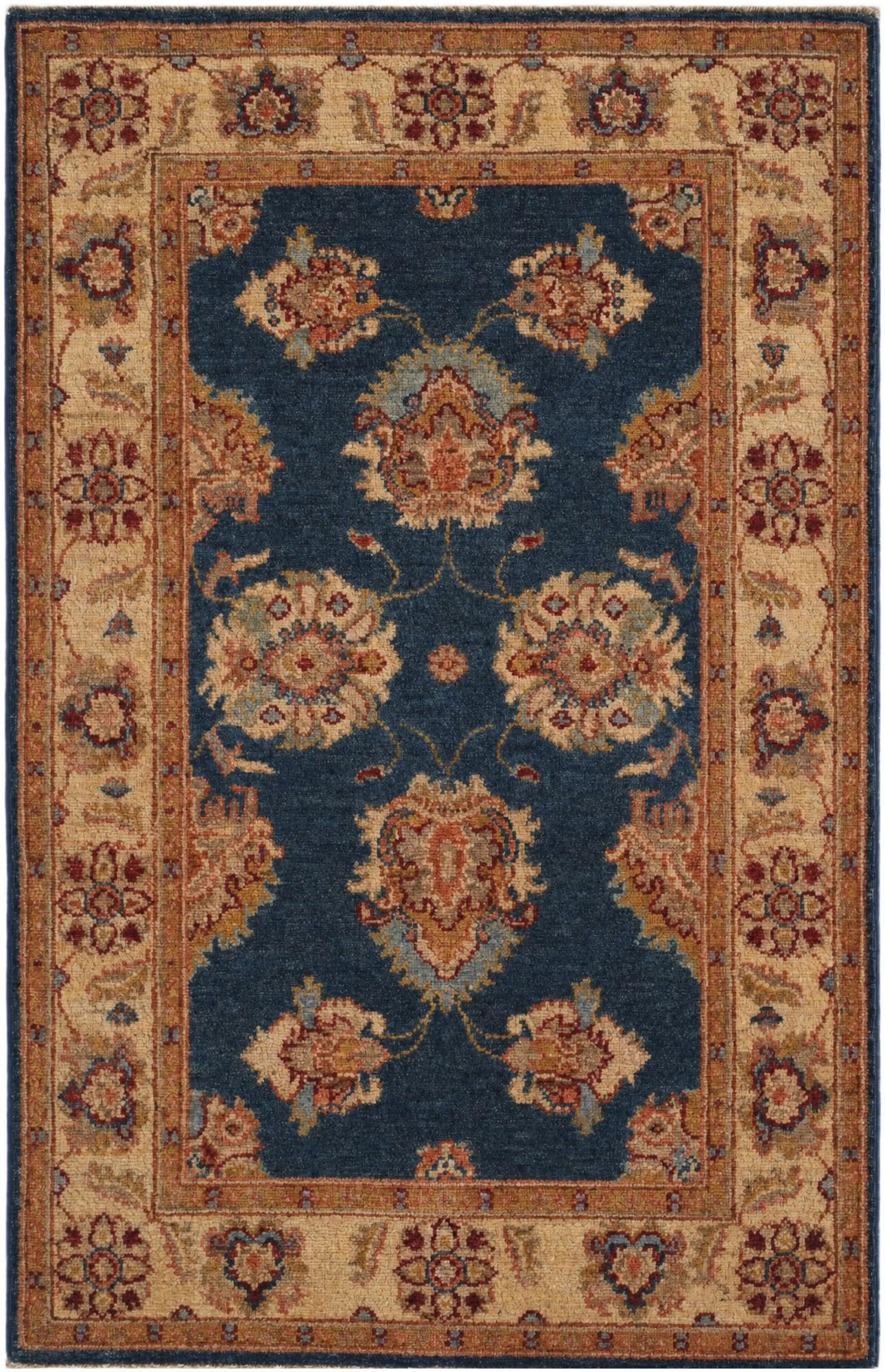 2' 9 x 4' 3 Hand Knotted Ziegler Rug