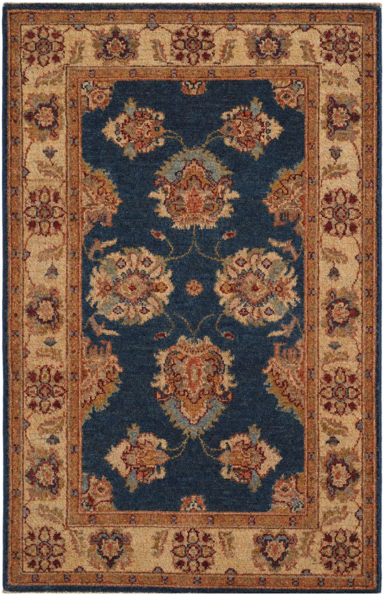 2' 9 x 4' 3 Hand Knotted Ziegler Rug