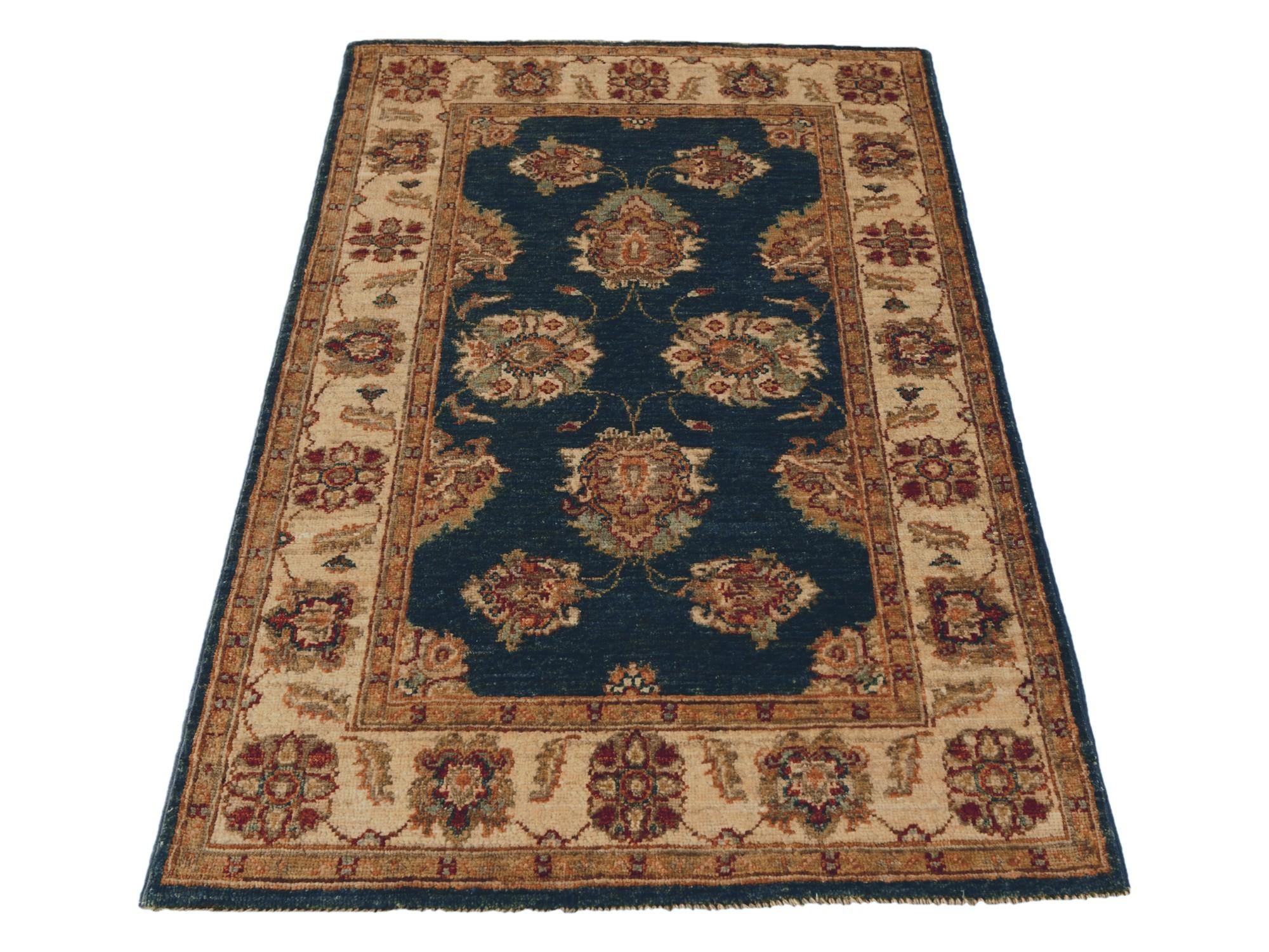 2' 8 x 4' 4 Hand Knotted Ziegler Rug