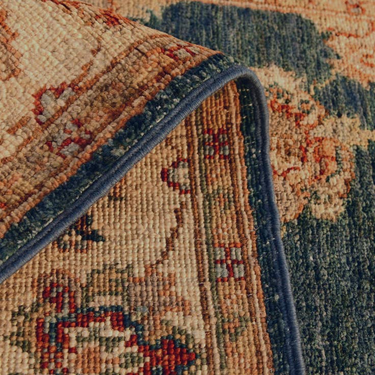 Detail image of 2' 8 x 4' 4 Hand Knotted Ziegler Rug
