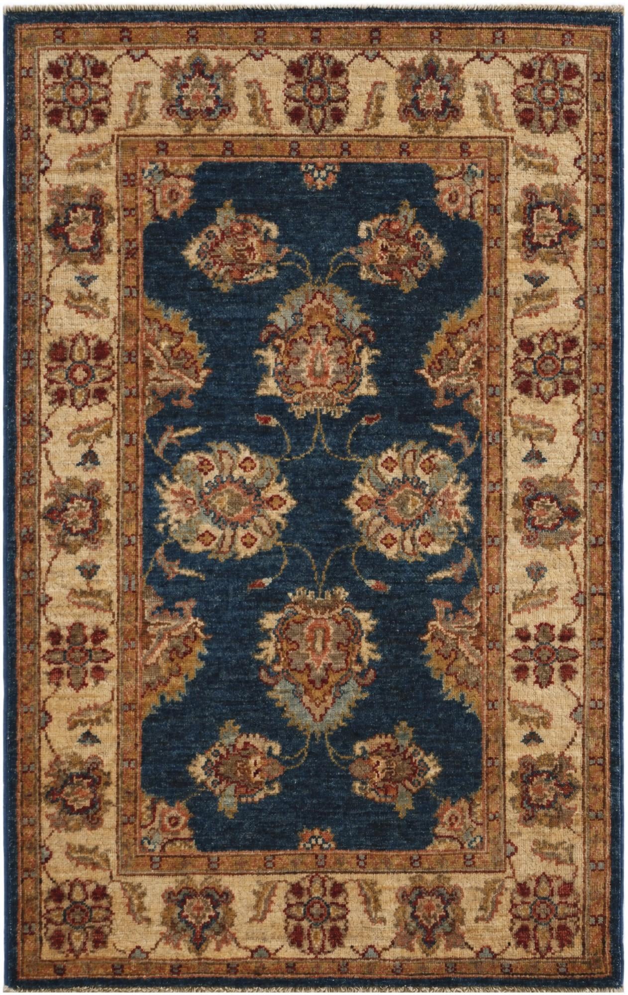 2' 8 x 4' 4 Hand Knotted Ziegler Rug