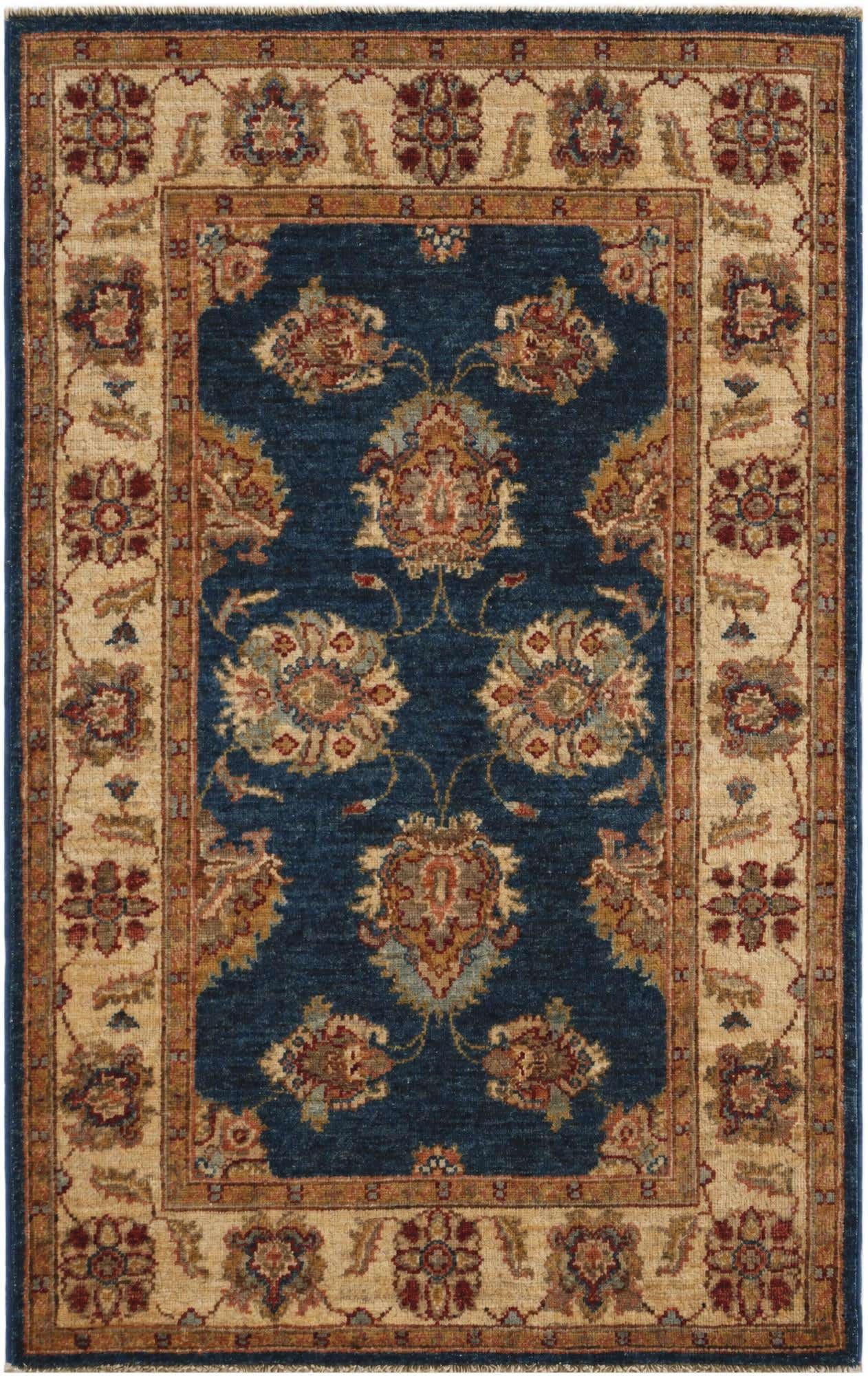 2' 8 x 4' 4 Hand Knotted Ziegler Rug