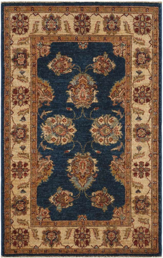 2' 8 x 4' 4 Hand Knotted Ziegler Rug