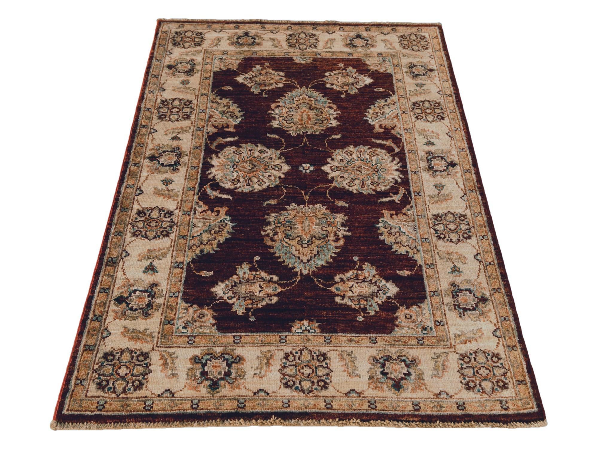 2' 9 x 4' 1 Hand Knotted Ziegler Rug