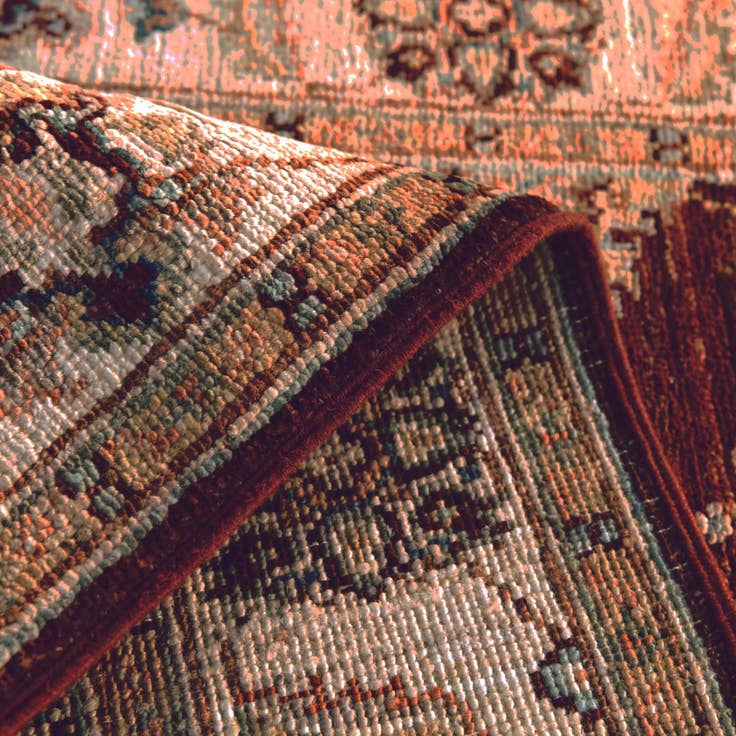 Detail image of 2' 9 x 4' Hand Knotted Ziegler Rug
