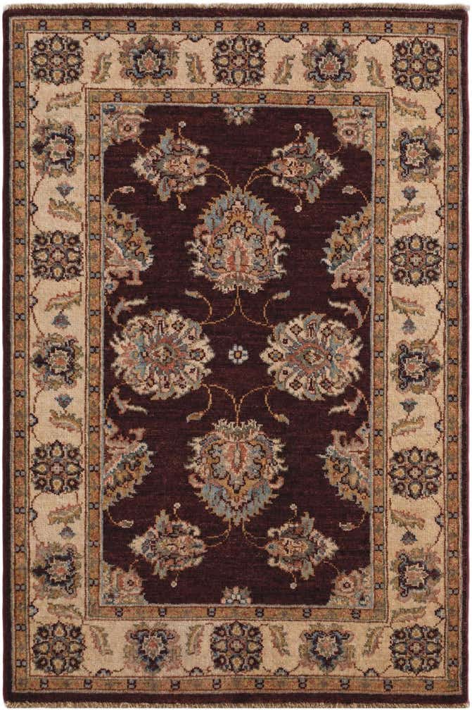 2' 9 x 4' Hand Knotted Ziegler Rug