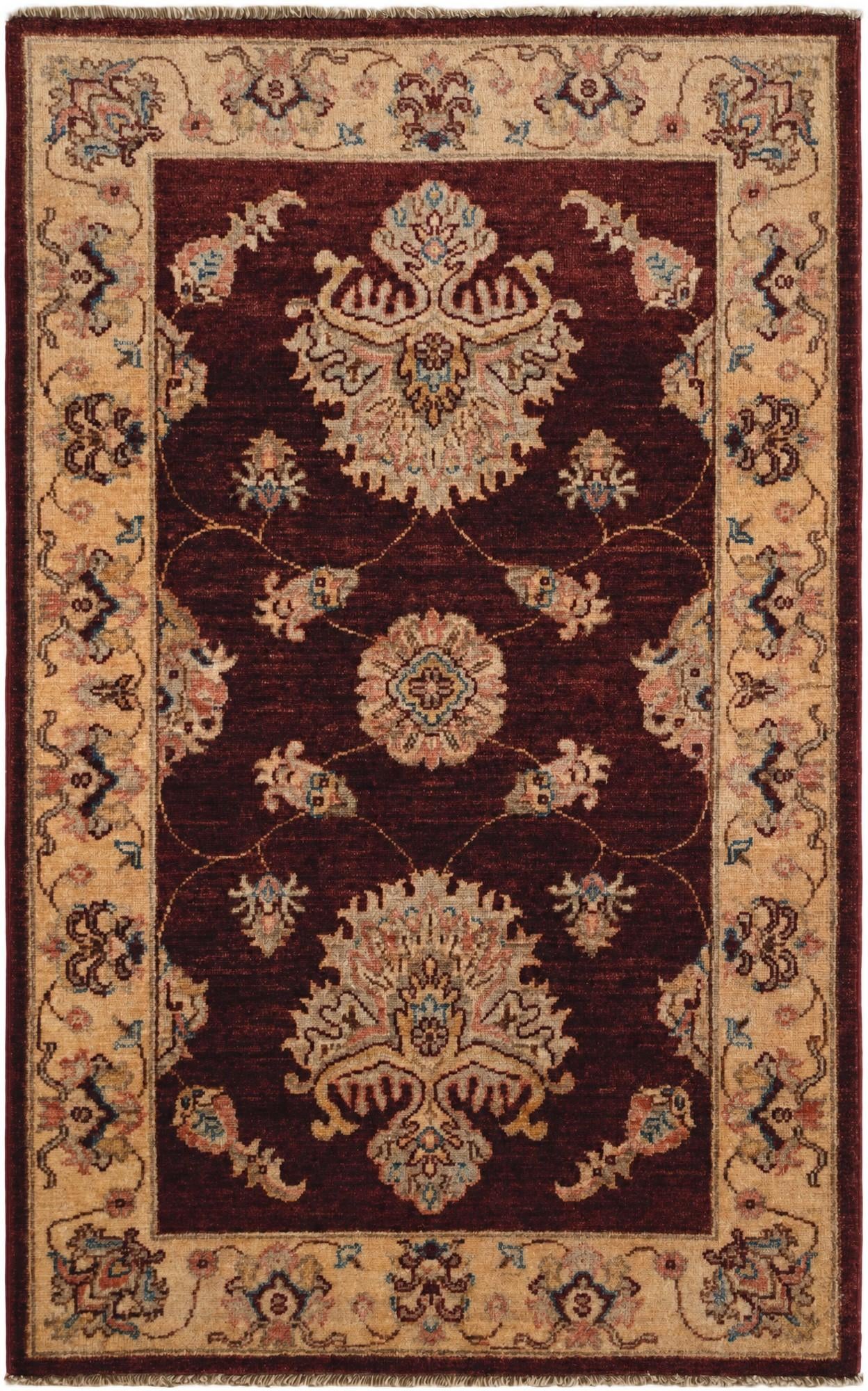 2' 7 x 4' 2 Hand Knotted Ziegler Rug