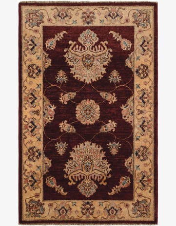 2' 7 x 4' 2 Hand Knotted Ziegler Rug