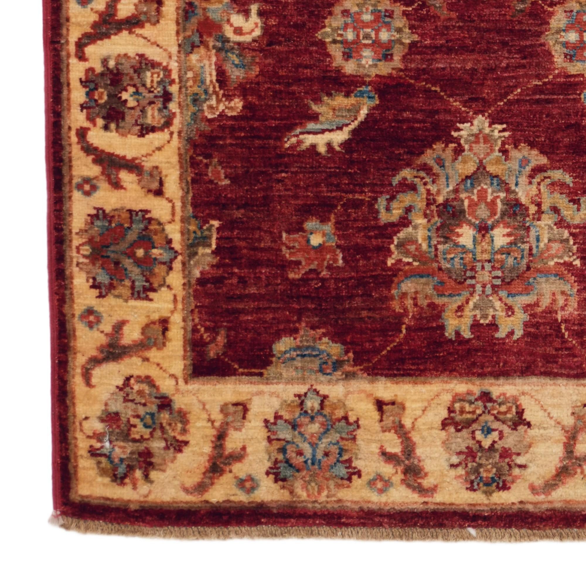 2' 9 x 3' 11 Hand Knotted Ziegler Rug