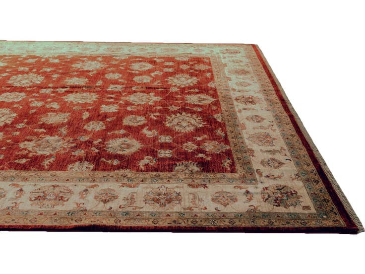 Detail image of 9' 1 x 11' 9 Hand Knotted Ziegler Rug