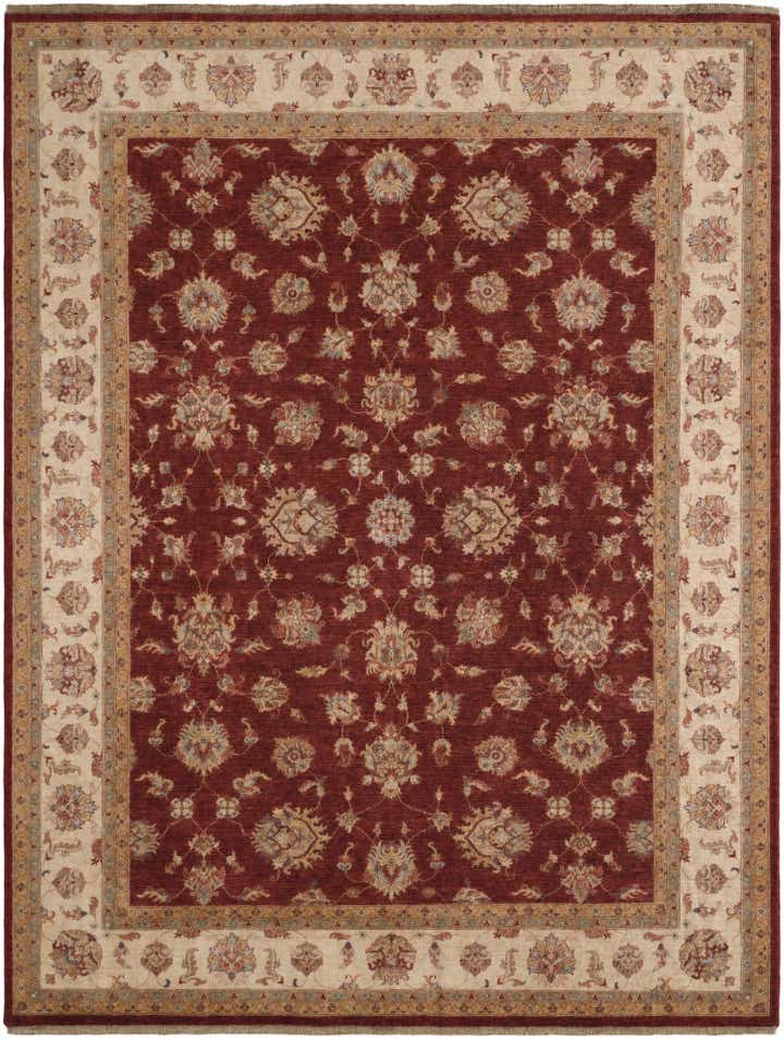 9' 1 x 11' 9 Hand Knotted Ziegler Rug