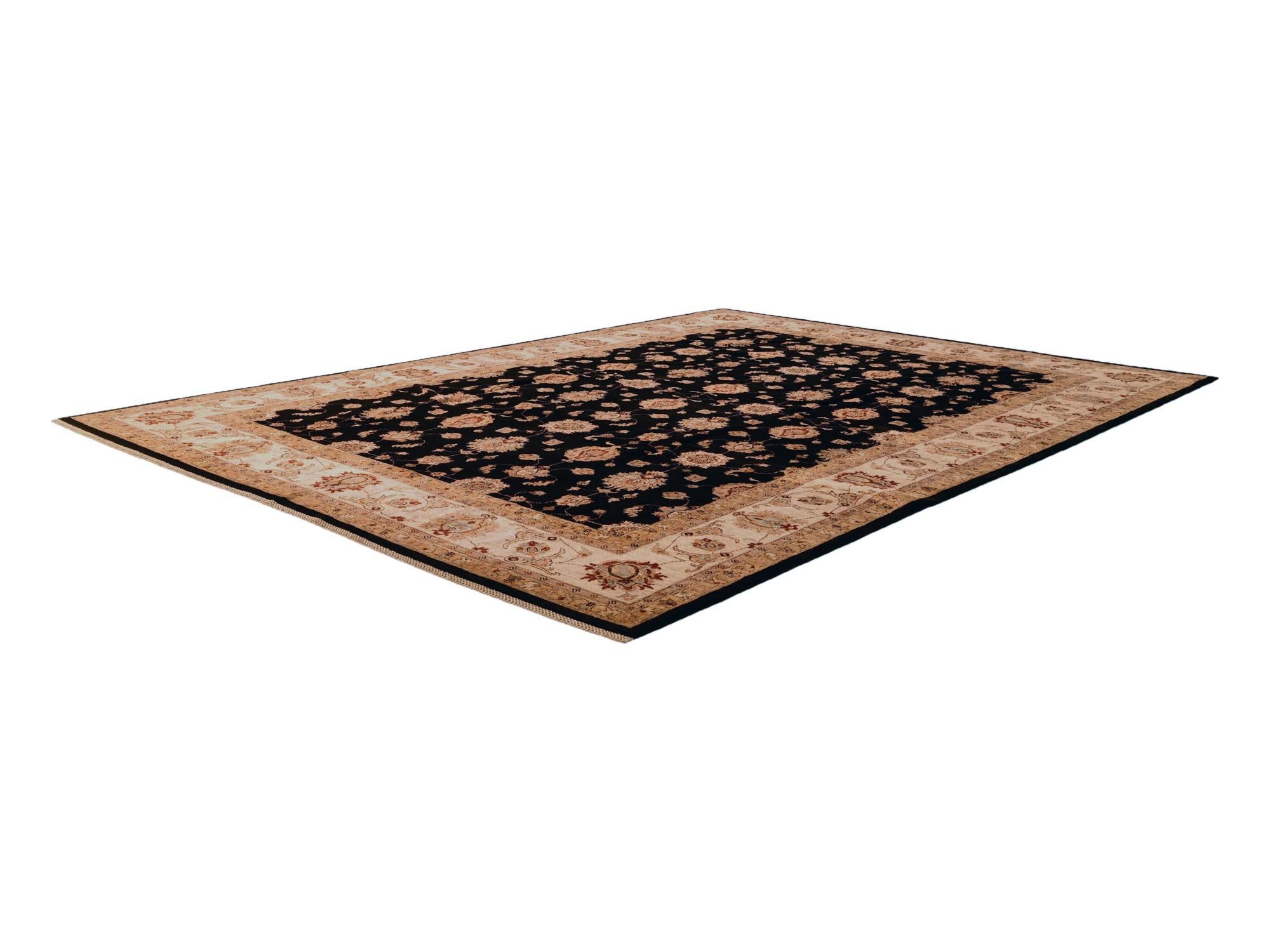 9' 10 x 13' 3 Hand Knotted Ziegler Rug