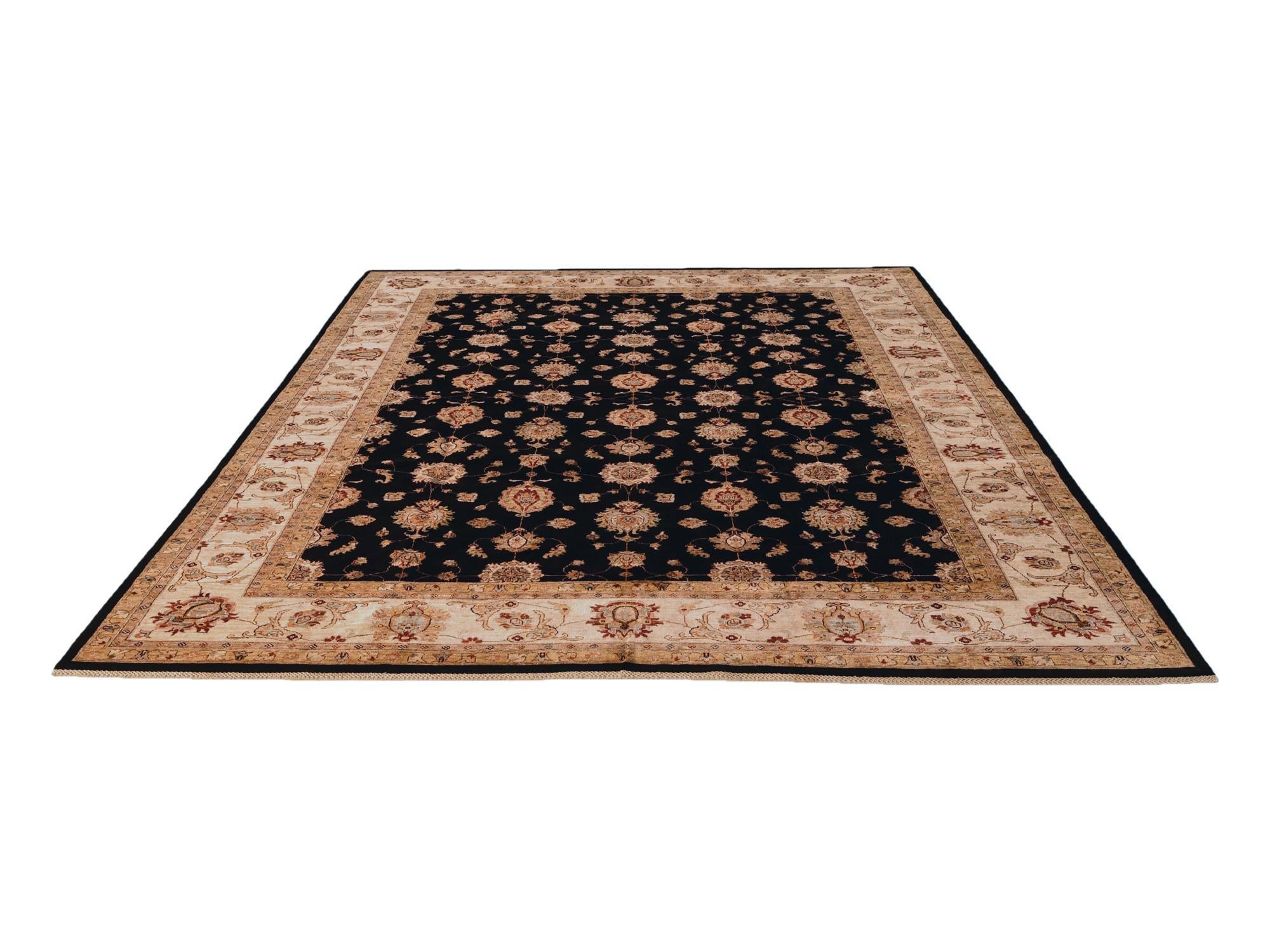 9' 10 x 13' 3 Hand Knotted Ziegler Rug