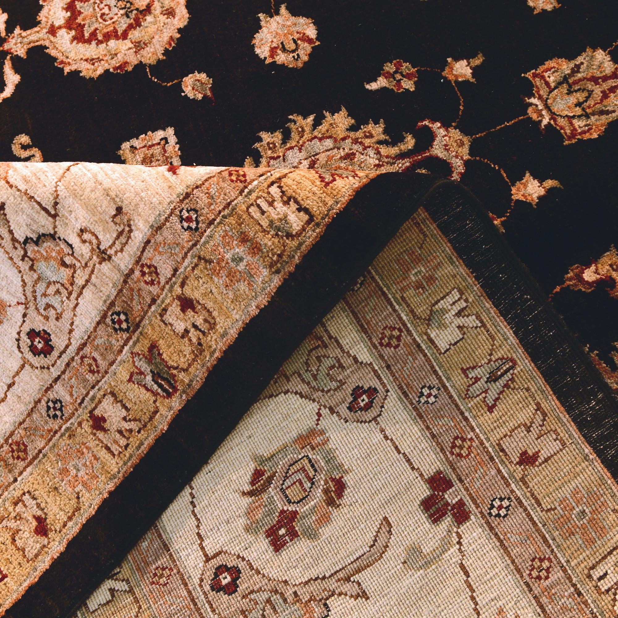 9' 10 x 13' 3 Hand Knotted Ziegler Rug