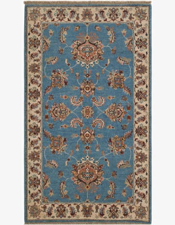 2' 11 x 5' 1 Hand Knotted Ziegler Rug