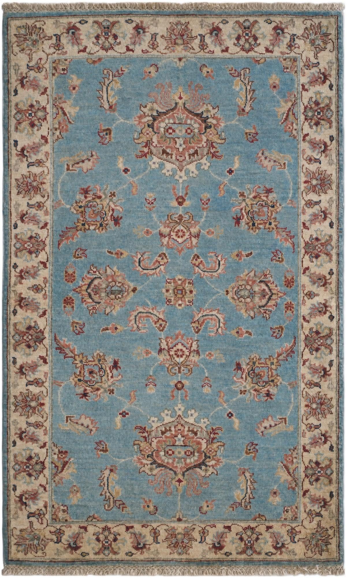 3' 1 x 5' 1 Hand Knotted Ziegler Rug