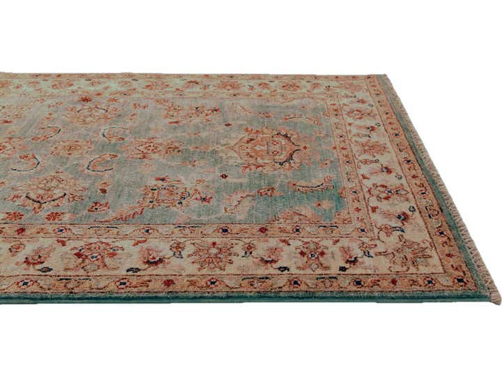 3' 5 x 5' 3 Hand Knotted Ziegler Rug