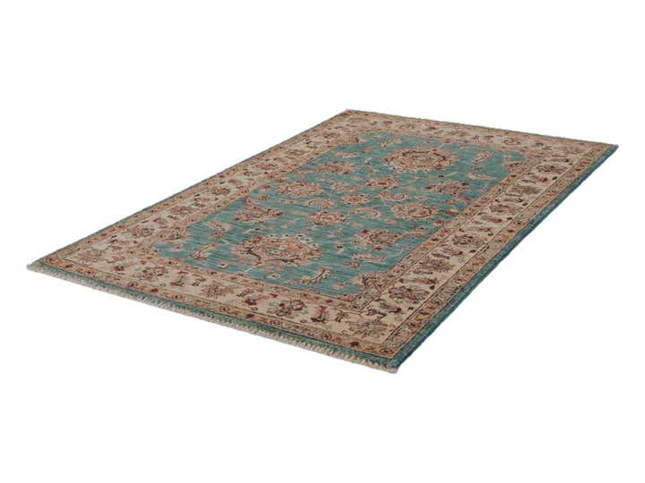 3' 5 x 5' 4 Hand Knotted Ziegler Rug