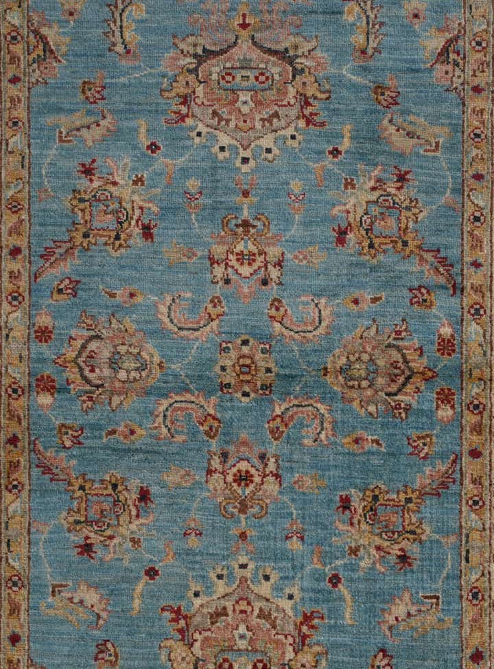 3' 5 x 5' 4 Hand Knotted Ziegler Rug