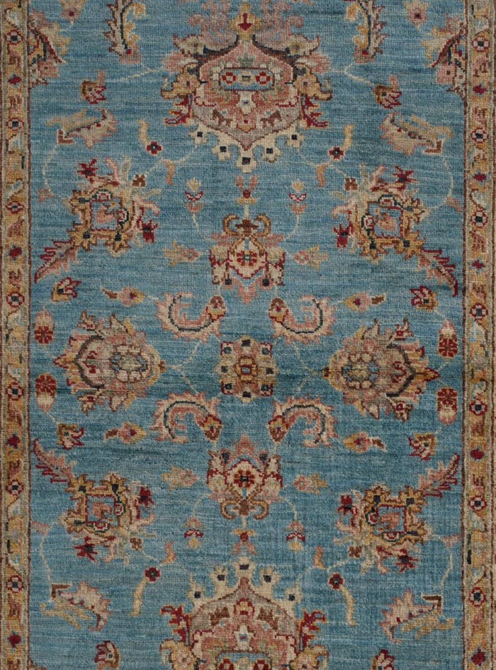 Detail image of 3' 5 x 5' 4 Hand Knotted Ziegler Rug
