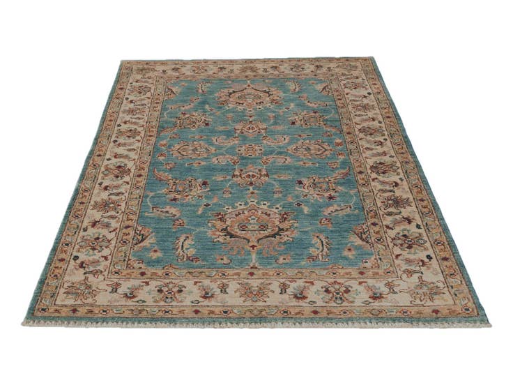 Detail image of 3' 5 x 5' 3 Hand Knotted Ziegler Rug