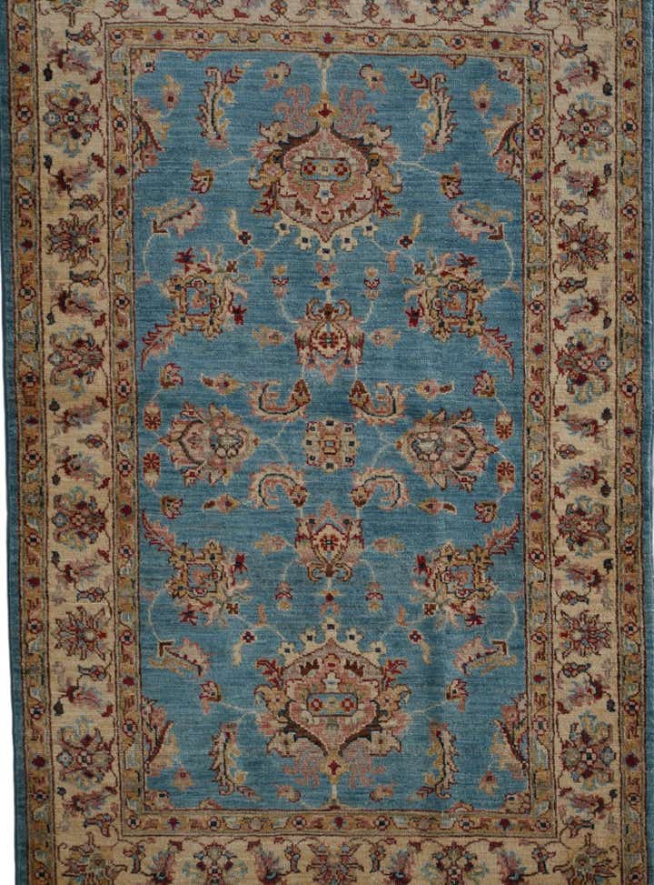 3' 5 x 5' 3 Hand Knotted Ziegler Rug
