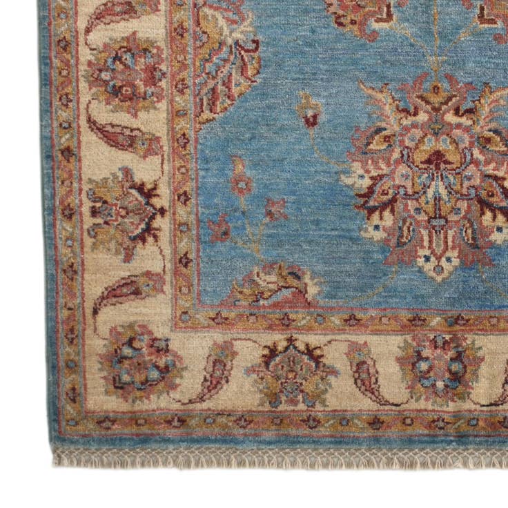 Detail image of 3' 4 x 4' 10 Hand Knotted Ziegler Rug