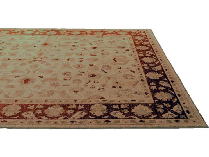 8' 2 x 9' 11 Hand Knotted Ziegler Rug